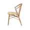 Baxton Studio Kobe MidCentury Modern Natural Brown Finished Wood and Rattan Dining Chair 224-12834-ZORO - alternate 7